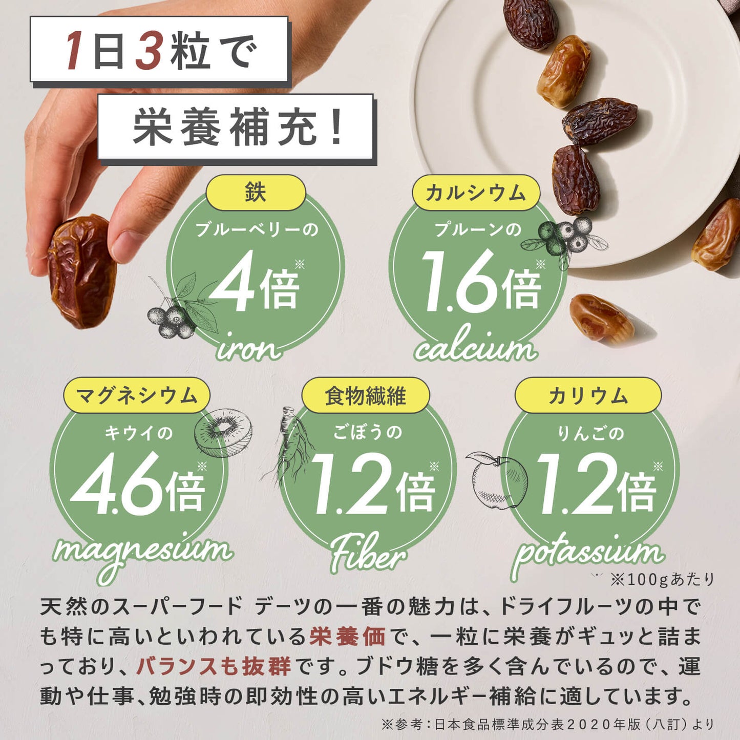 サガイ種デーツ 3袋セット